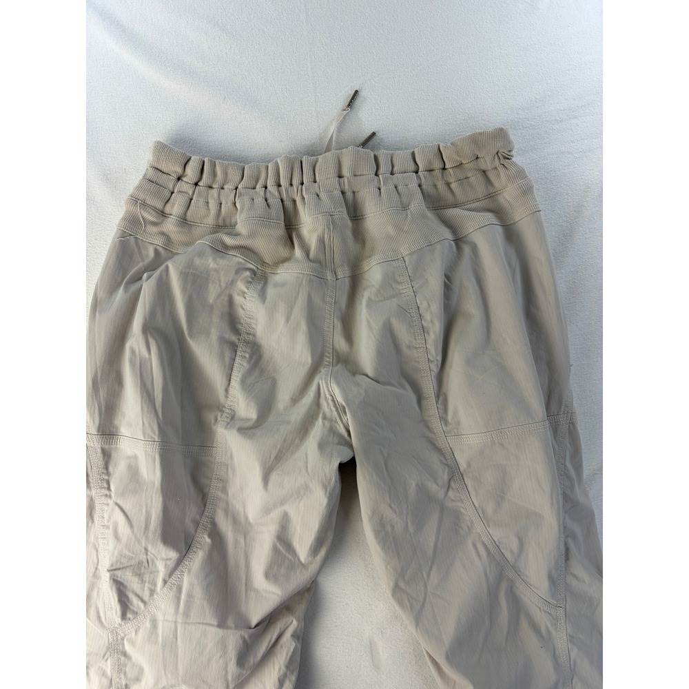 Lululemon Dance Studio Pant II with Liner Size 8 Ruched Dune Cream Lined - Picture 8 of 9